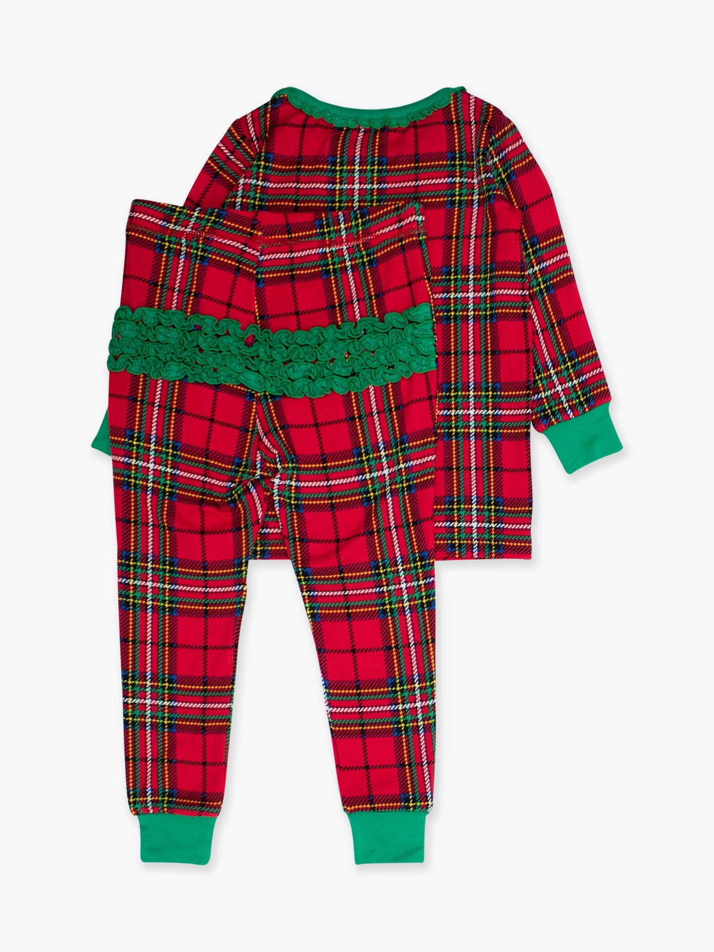 Red plaid Christmas pjs