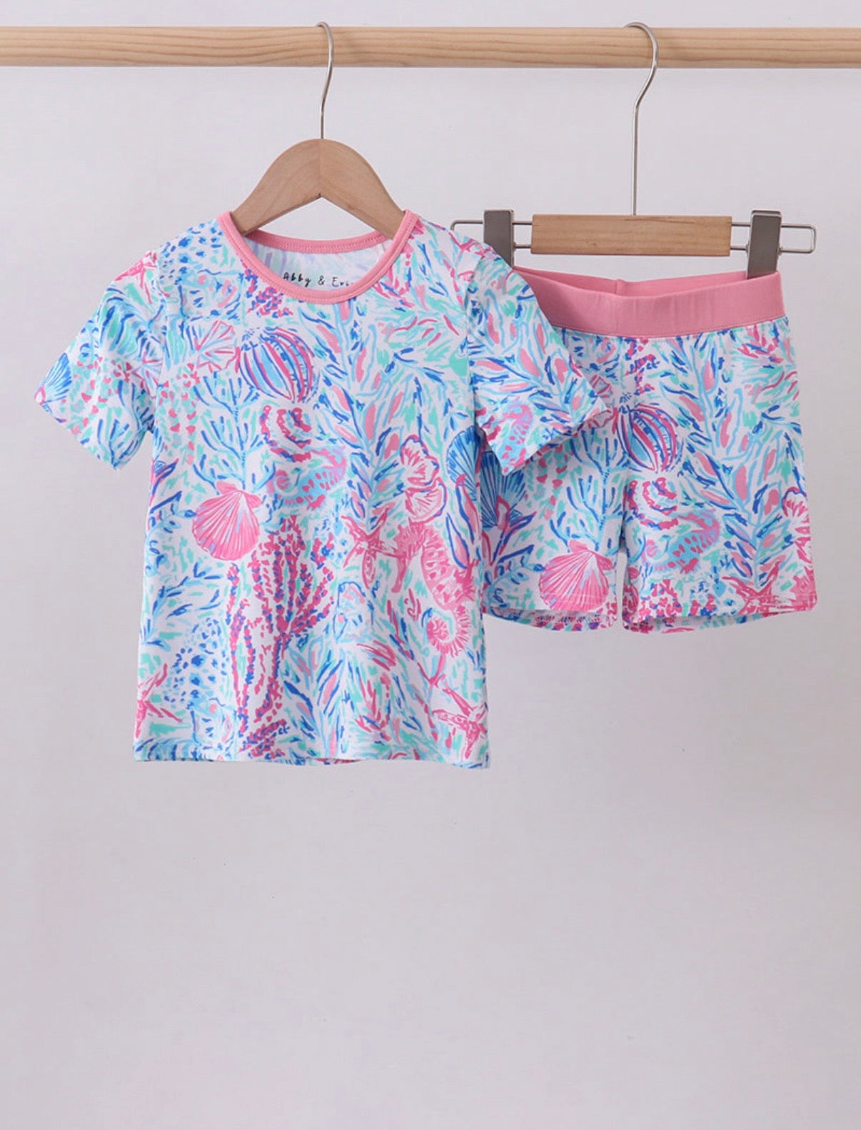 Marine creature bamboo pjs