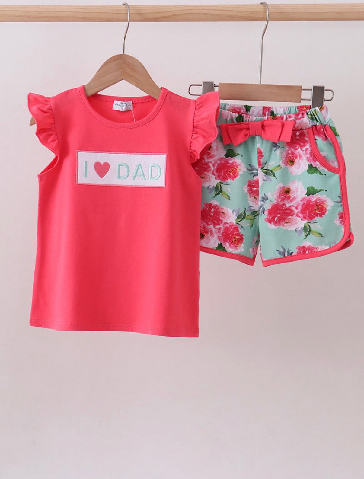 I ❤️ Dad short set