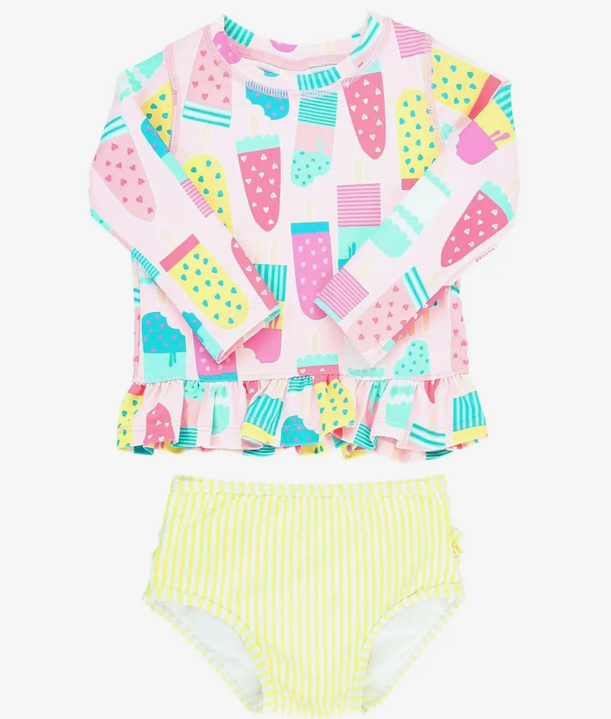 Ice cream social 2 piece rash guard