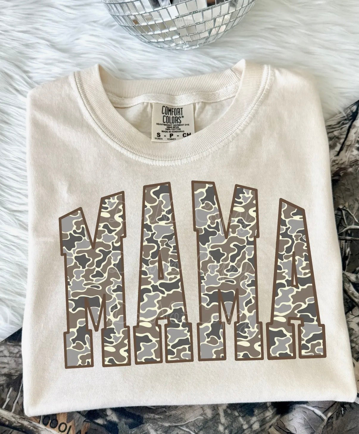 Camo Mama tee
