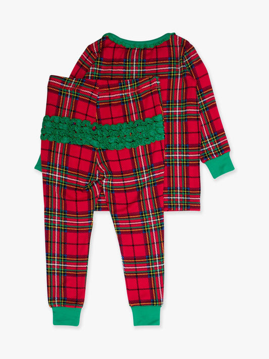 Red plaid Christmas pjs