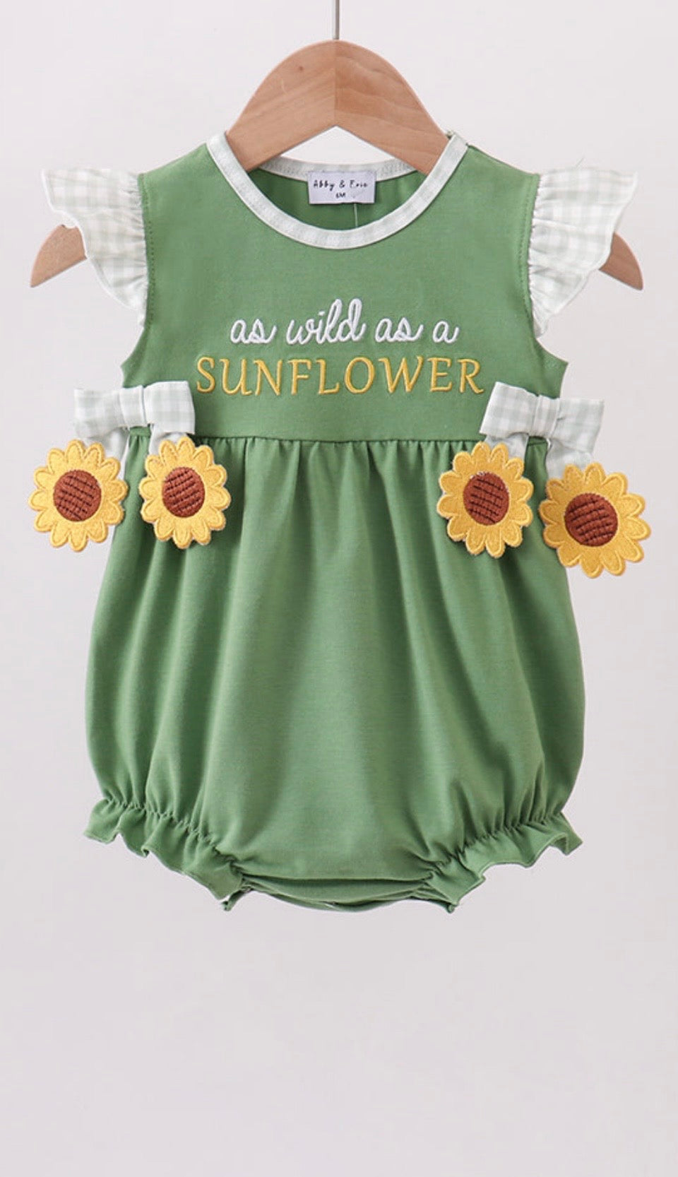 Green sunflower bubble