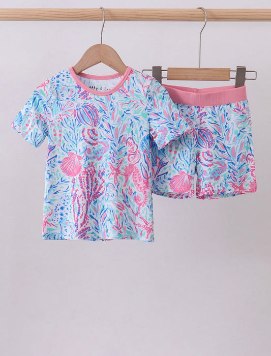 Marine creature bamboo pjs