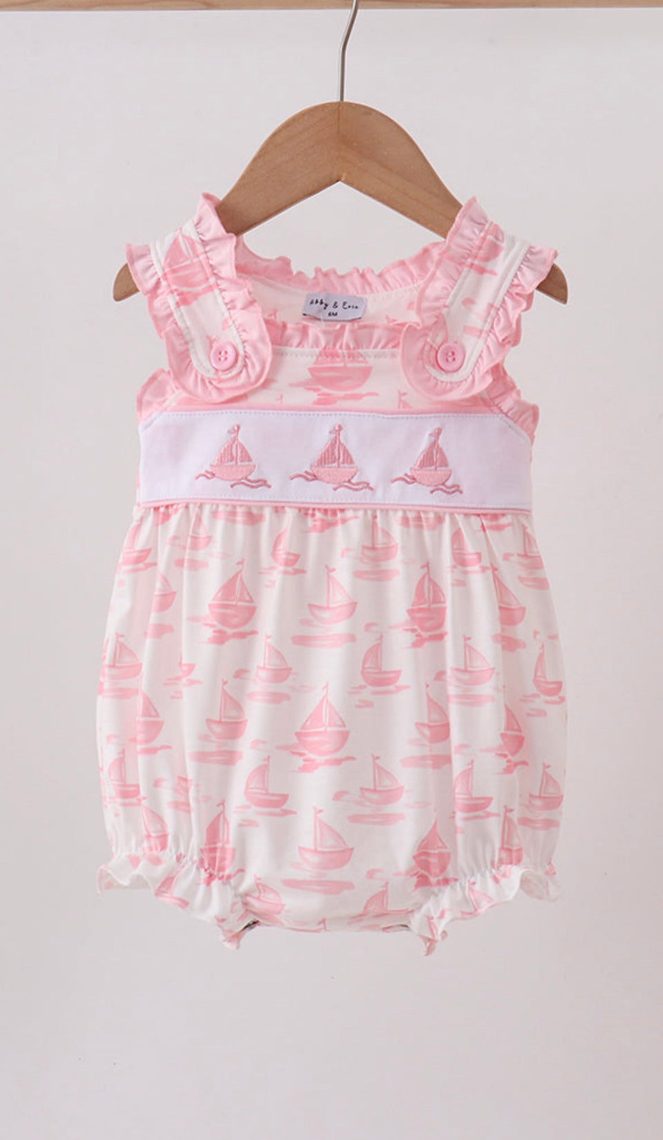 Pink sail boat bubble