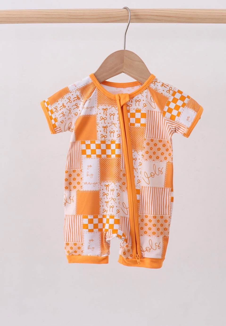 TN patchwork romper