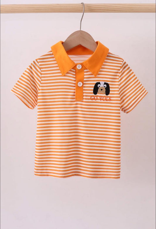 TN striped polo