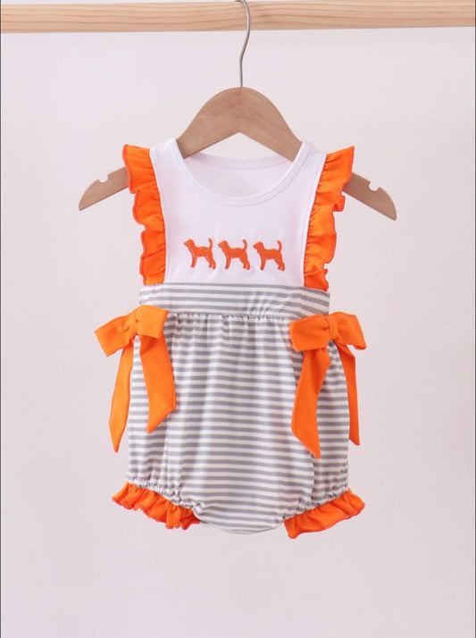 Orang stripe TN embroidery bubble